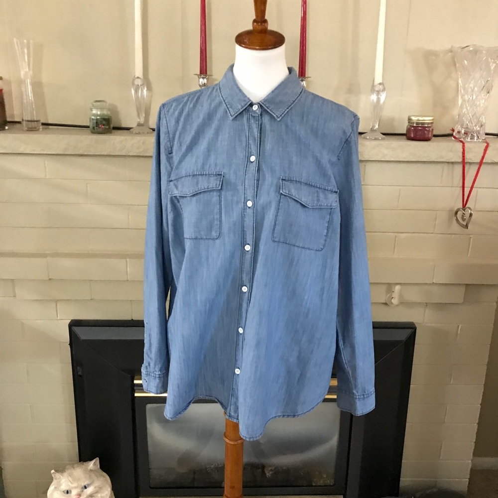 Old Navy Denim Shirt.